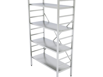 Alu Grundregal 1000 x 500 x 1800 mm mit 4 Böden