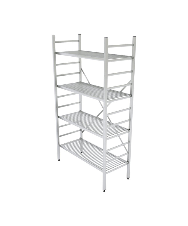 Alu Grundregal 800 x 500 x 1800 mm mit 4 Roste - Hagatec GmbH Hanseatische Gastronomie Technik - Warsteiner Reganic