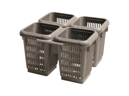 Besteckköcher mit 4-Fächern