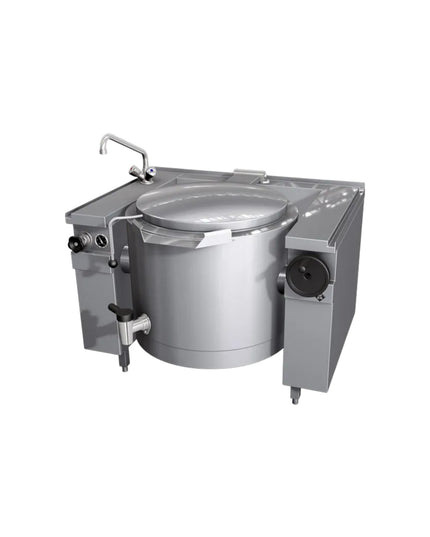 Dampf-Kipp Schnellkochkessel 100 L Handkippung inkl. Mischbatterie 845027