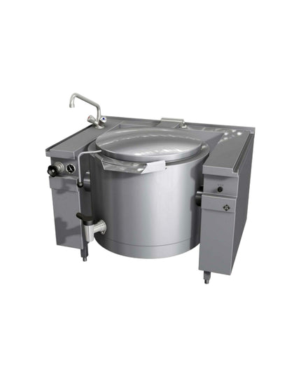 Dampf-Kipp Schnellkochkessel 100 L Motorkippung inkl. Mischbatterie 845027