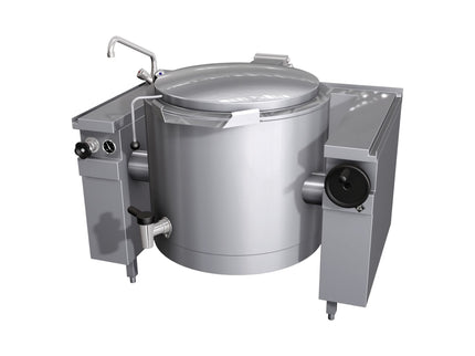 Dampf-Kipp Schnellkochkessel 150 L Handkippung inkl. Mischbatterie 845027