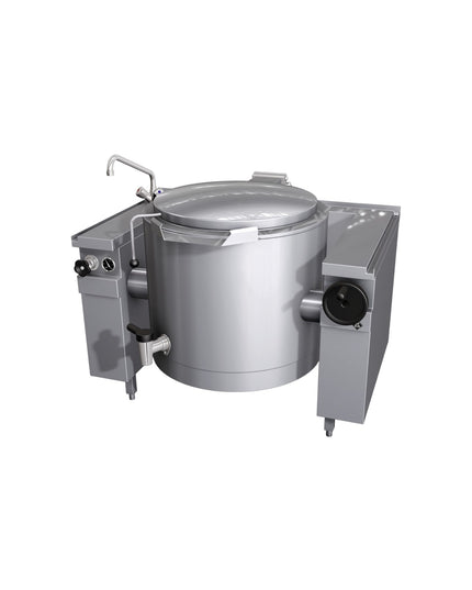 Dampf-Kipp Schnellkochkessel 150 L Handkippung inkl. Mischbatterie 845027