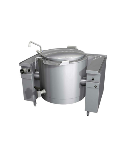 Dampf-Kipp Schnellkochkessel 150 L Motorkippung inkl. Mischbatterie 845027