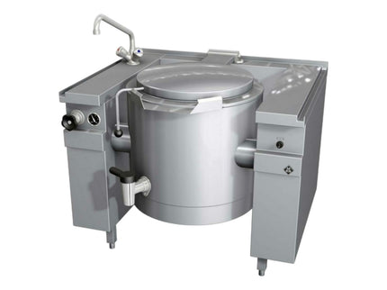 Dampf-Kipp Schnellkochkessel 60 L Motorkippung inkl. Mischbatterie 845027