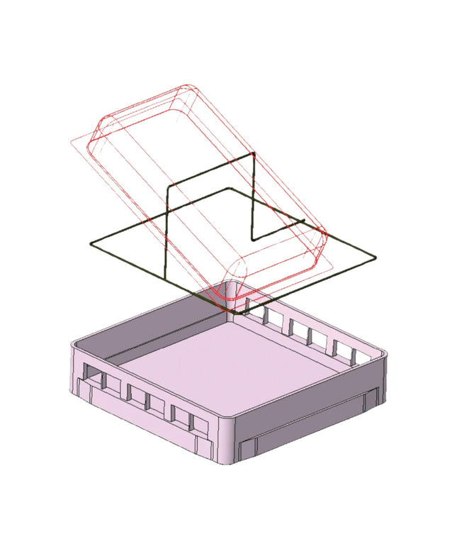 Edelstahleinsatz für Gastronormbehälter GN 1/1 mit 15 - 20 cm Tiefe - Hagatec GmbH Hanseatische Gastronomie Technik - Colged