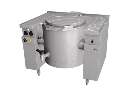 Elektro-Kipp Schnellkochkessel 60 L Motorkippung Vapro inkl. Mischbatterie 845027