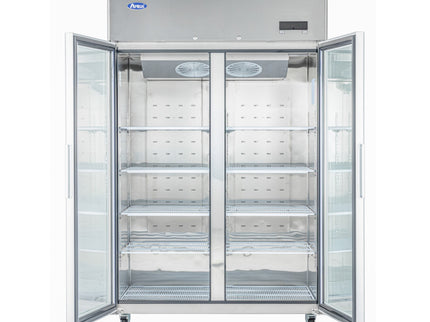 GLASTÜR KÜHLSCHRANK 2-TÜRIG