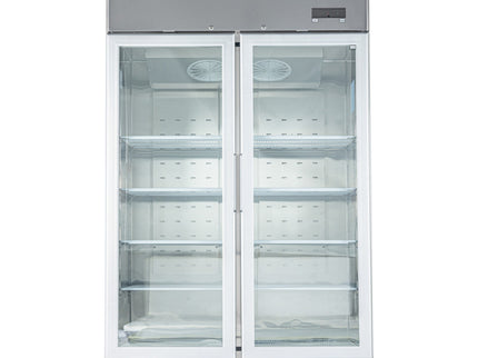 GLASTÜR KÜHLSCHRANK 2-TÜRIG