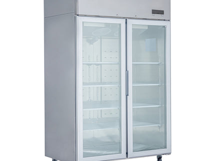GLASTÜR KÜHLSCHRANK 2-TÜRIG