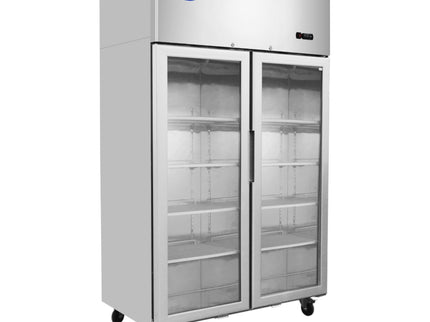 GLASTÜR TIEFKÜHLSCHRANK 2-TÜRIG