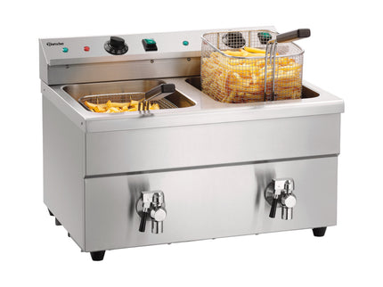 Induktions-Fritteuse 2x8L Plus