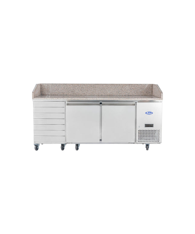 PIZZAKÜHLTISCH 2 TÜREN, 7 SL - Hagatec GmbH Hanseatische Gastronomie Technik - Atosa