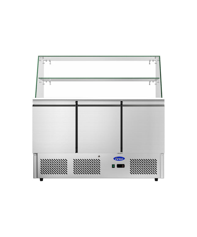 SALADETTE 3 - TÜRIG MIT ECKIGEM GLASAUFSATZ - Hagatec GmbH Hanseatische Gastronomie Technik - Atosa