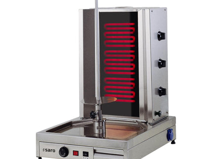 SARO Döner- / Gyrosgrill Elektro für 40kg Fleisch 
Modell ED3