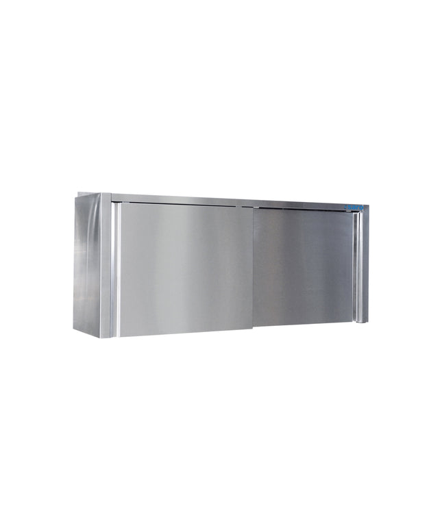 SARO Edelstahlhängeschrank - 400 mm Tiefe, Breite 2000mm