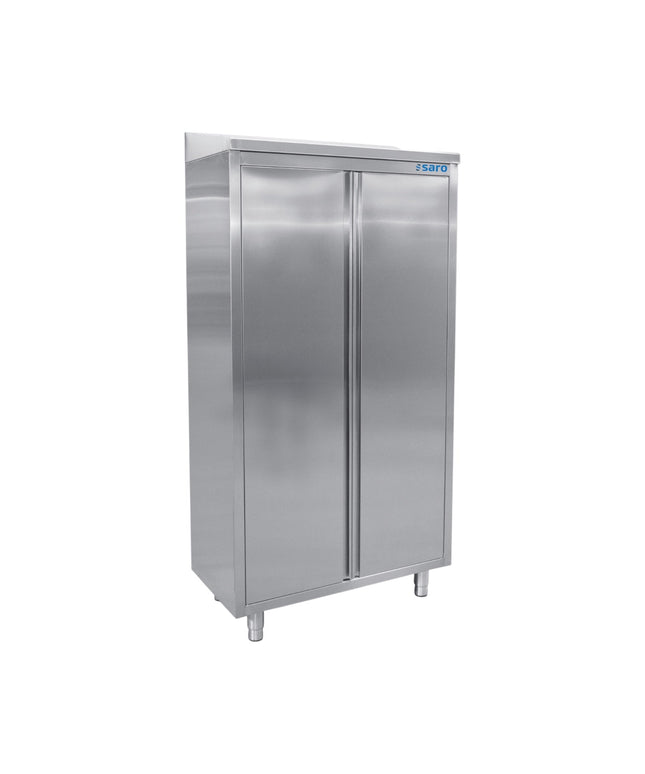 SARO Edelstahlhochschrank 2 Flügeltüren Breite 1000mm - Hagatec GmbH Hanseatische Gastronomie Technik - SARO