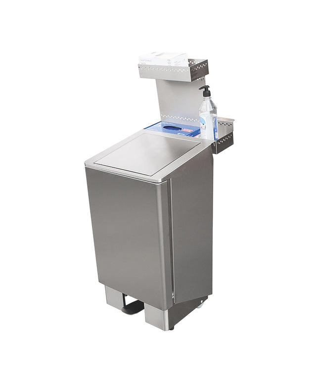 SARO Edelstahlmülleimer 90 Liter, Modell Jupiter - Hagatec GmbH Hanseatische Gastronomie Technik - SARO