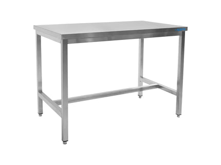 SARO Edelstahltisch ohne Unterblatt - B 1000 x T 700 mm