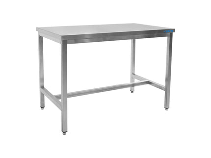 SARO Edelstahltisch ohne Unterblatt - B 1400 x T 700 mm