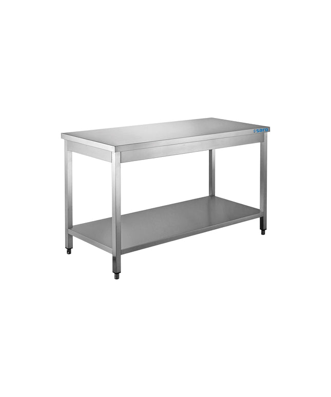 SARO Edelstahltisch, Unterblatt - B 1000 x T 600 mm - Hagatec GmbH Hanseatische Gastronomie Technik - SARO