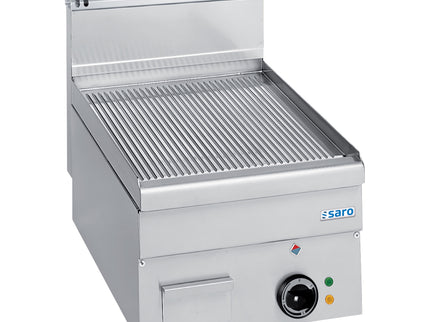 SARO Elektrogrillplatte gerillt Auftisch 400x600 Modell EFT46R