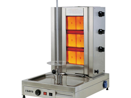 SARO Gas-Döner- / Gyrosgrill 3 Brenner 
Modell Tilla 3