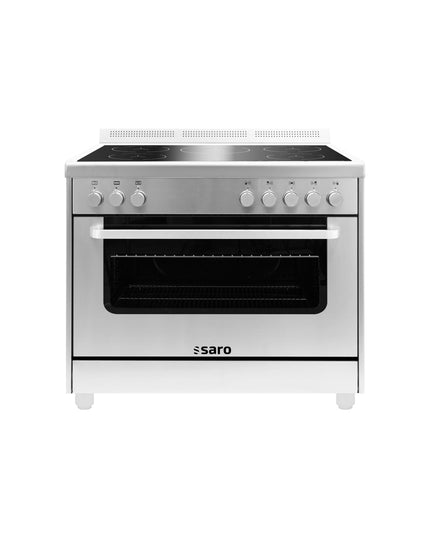 SARO Induktionsherd +Elektrobackofen Modell TS95IND61X silber - Hagatec GmbH Hanseatische Gastronomie Technik - SARO