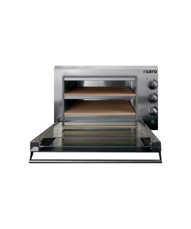 SARO Mini Pizzaofen für 2 Pizzen Modell ETNA 2