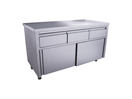 SARO Schiebetürenschrank mit 3 Schubladen, 1600X700mm