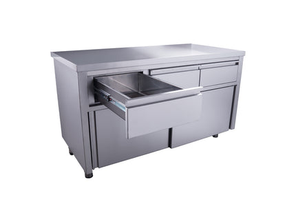 SARO Schiebetürenschrank mit 3 Schubladen, 1600X700mm