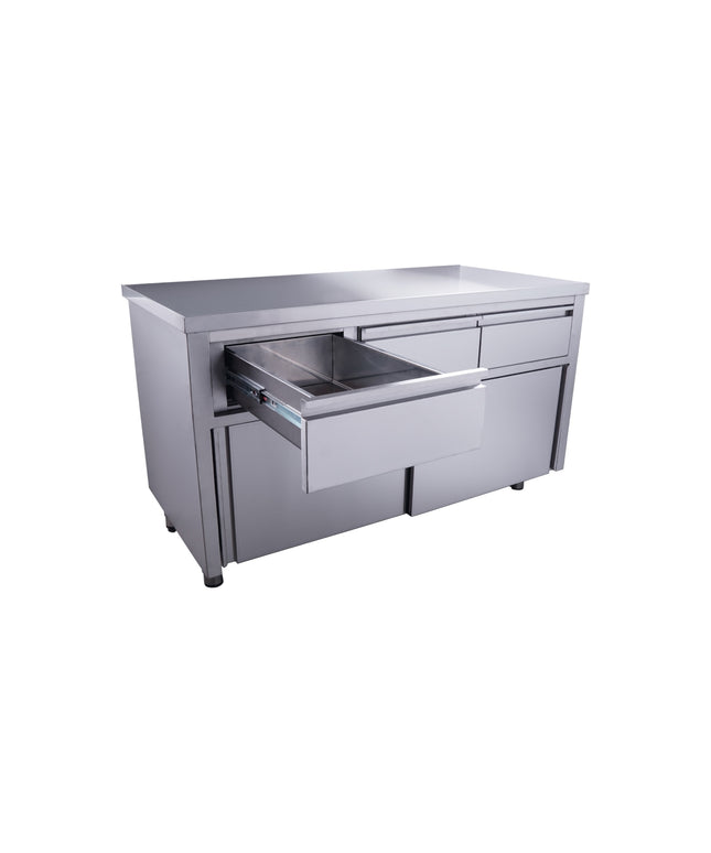 SARO Schiebetürenschrank mit 3 Schubladen, 1600X700mm
