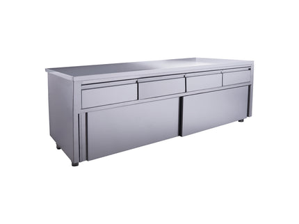 SARO Schiebetürenschrank mit 4 Schubladen, 1800X700mm