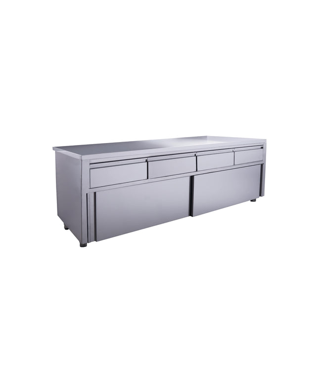 SARO Schiebetürenschrank mit 4 Schubladen, 2000X700mm