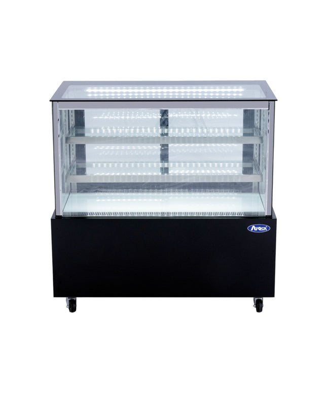 SCHWARZ KÜHLVITRINE ECKIG - Hagatec GmbH Hanseatische Gastronomie Technik - Atosa