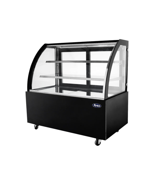 SCHWARZ KÜHLVITRINE RUNDGLAS - Hagatec GmbH Hanseatische Gastronomie Technik - Atosa