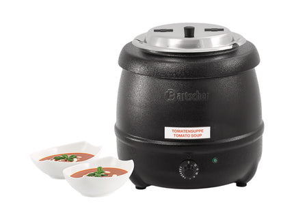 Suppentopf Economic, 9L, schwarz