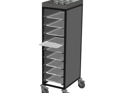 Tablettabräumwagen / Kantinentabletts